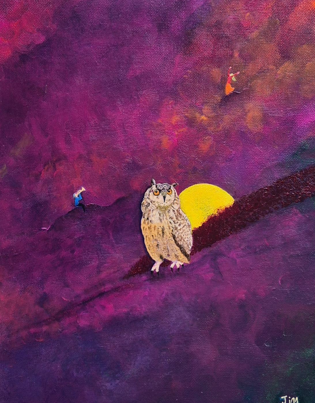 The Full Moon and the Owl